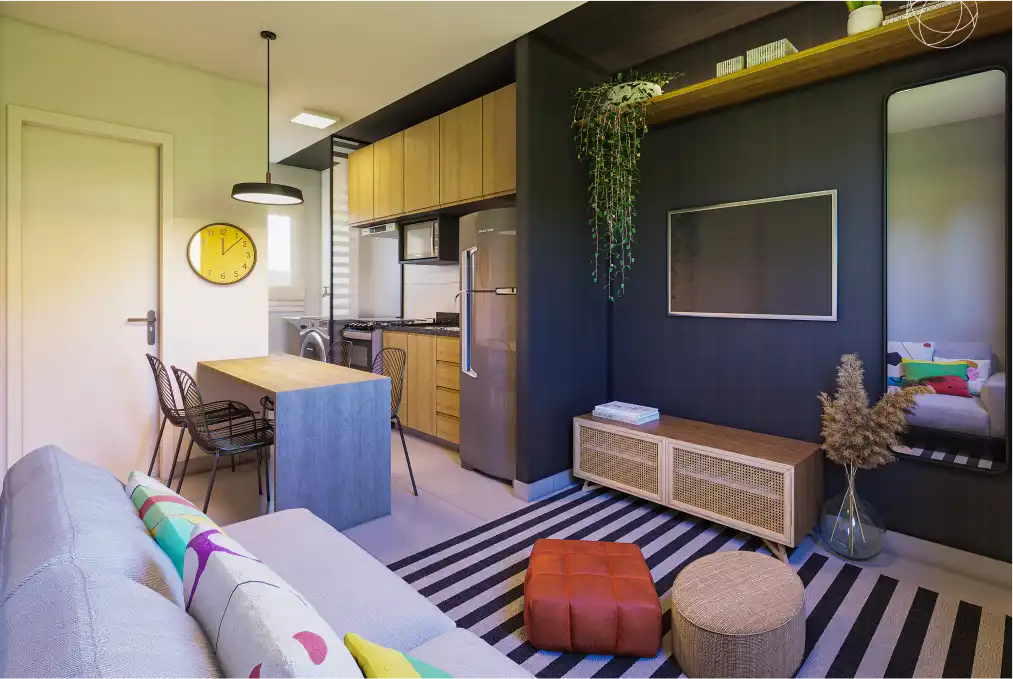 Apartamento_sala-e-cozinha